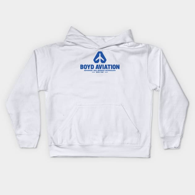 Boyd Aviation Kids Hoodie by themodestworm